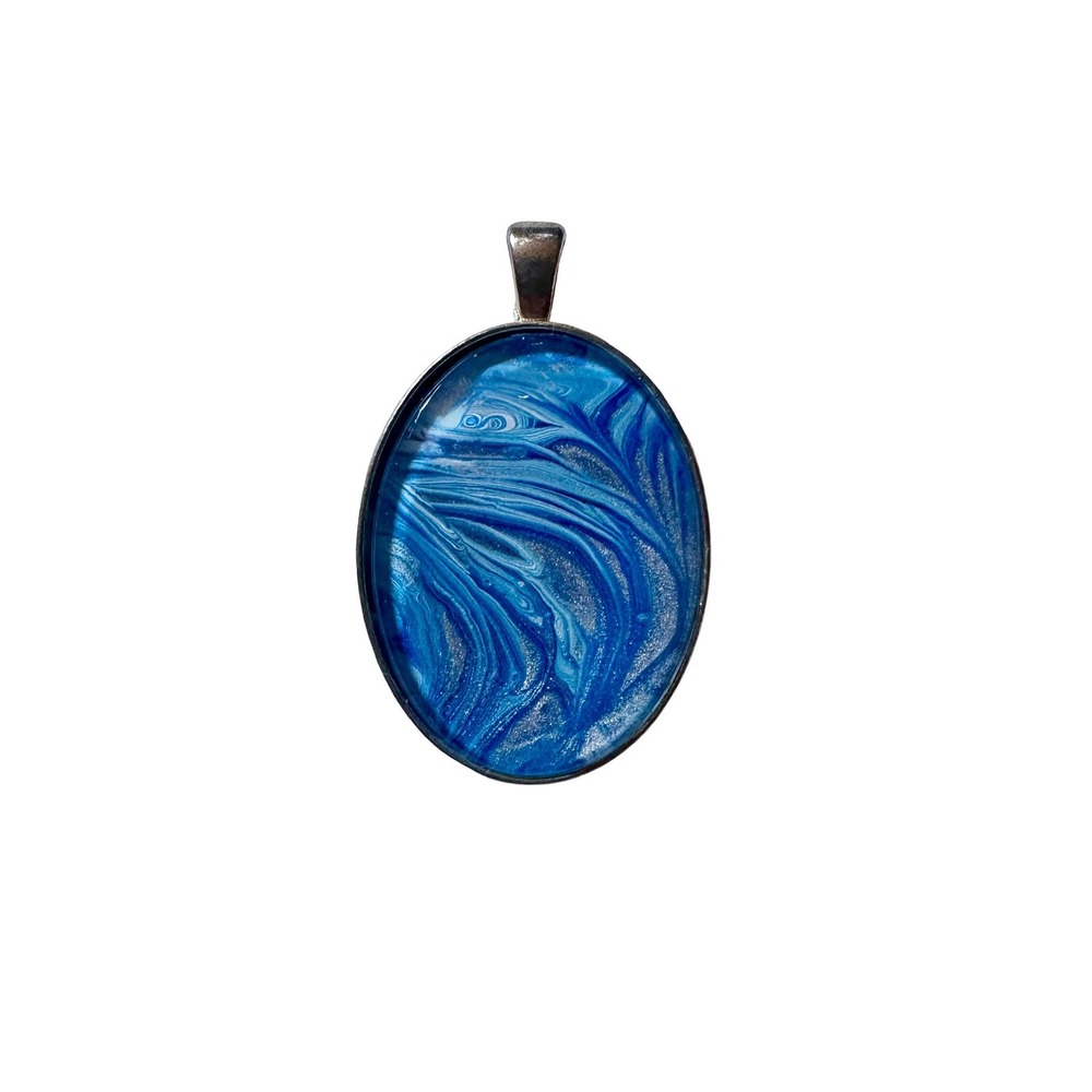 Acrylic Paint Skin Jewelry Pendant